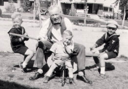 Guy, Grandpapa Judia, Roy, and Howard